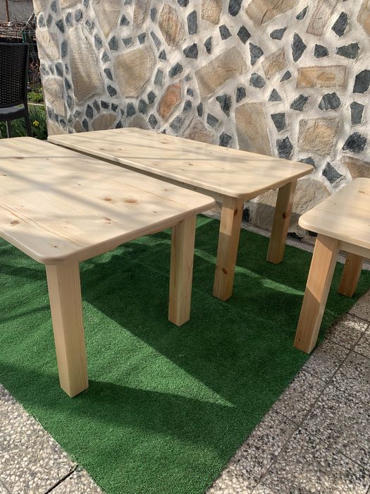 Дървена масичка / дървена масичка