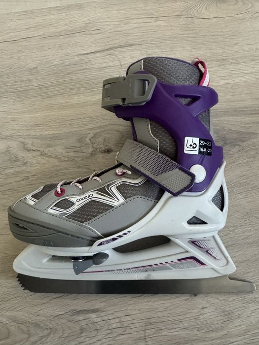 Кънки за лед, регулируеми, момиче, размер  29-32