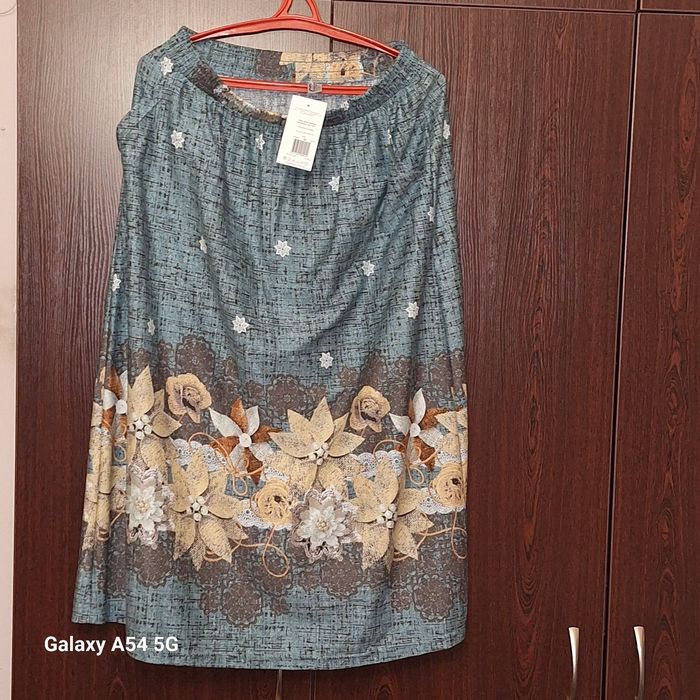 Юбка трапеция,  трикотаж