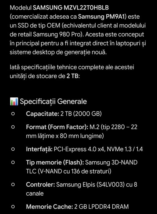 NVMe 2TB Samsung 980 PRO PCI-Express 4.0 x4