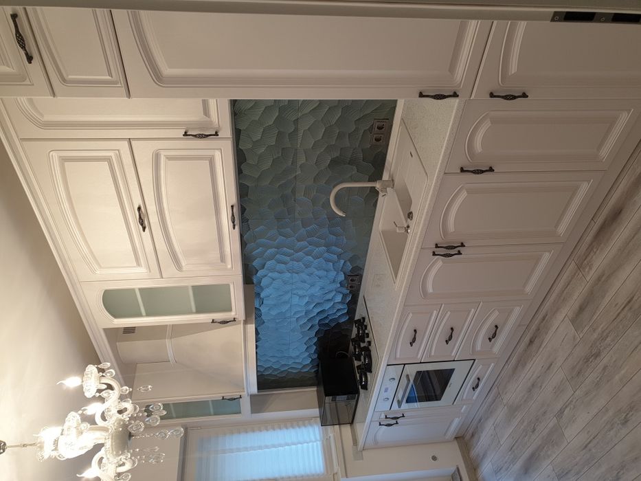 Bucatarie mdf cu frezare clasica