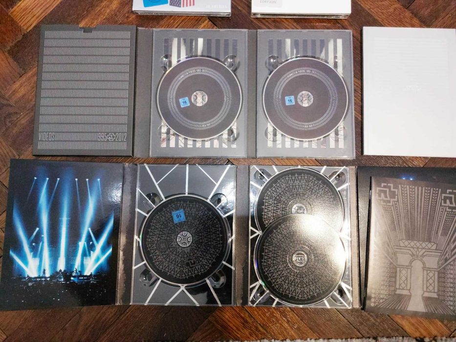 Rammstein Colectie DVD & Bluray. 4 Buc.
