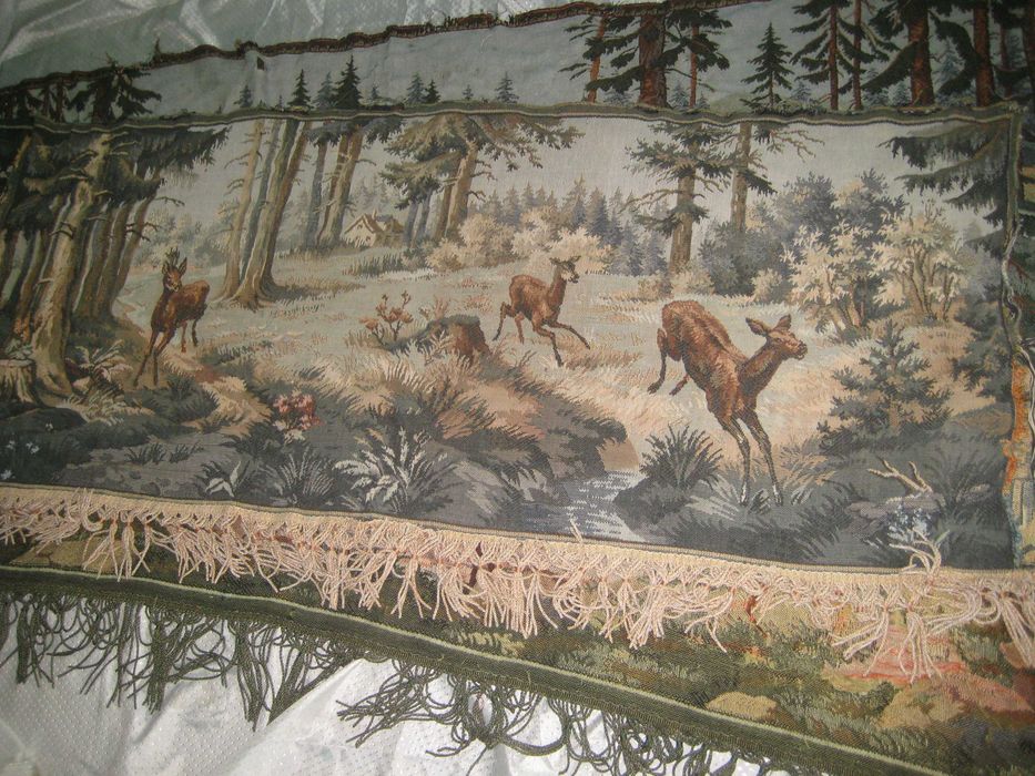 Гобелен Коврики и  подушки с кантом 2-х сторонние 40 см и 30 см Хлопок