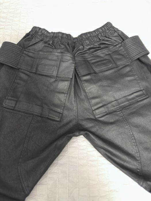 Rick Owens DRKSHDW Waxed Creatch Cargo Black