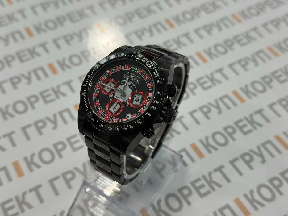 Invicta Speedway Roulette Casino Chronograph GMT