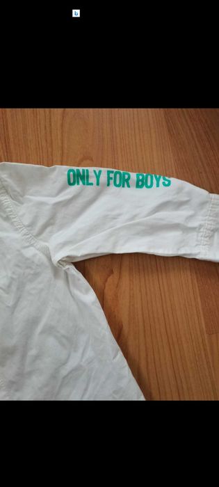 Camasa alba mânecă lunga Baby Club mărimea 86
