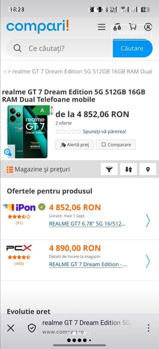 Realme GT 7 Dream Edition Aston Martin F1 | 16/512GB | full box