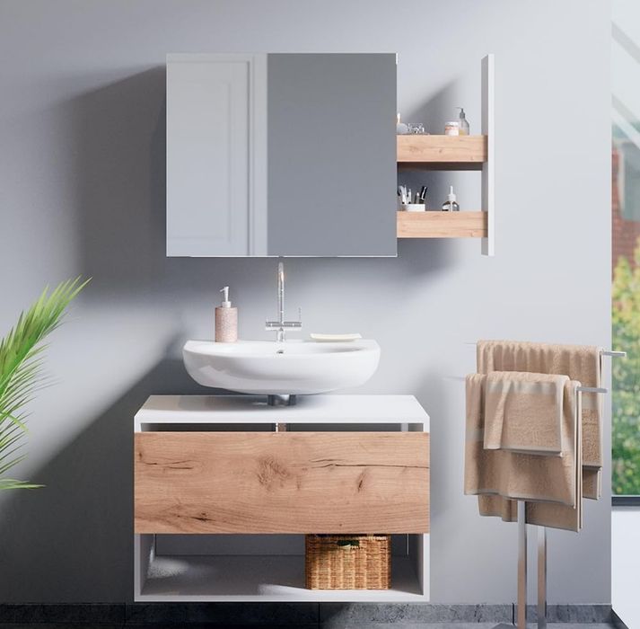 Шкаф за надмивка с огледало Vicco 4932