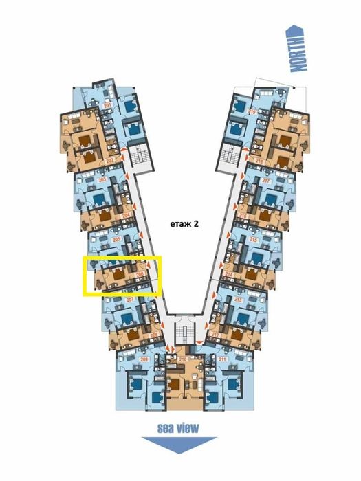 Продава се Едностаен апартамент в Свети Влас - 40 кв.м за 585 €/кв.м - Снимка #5