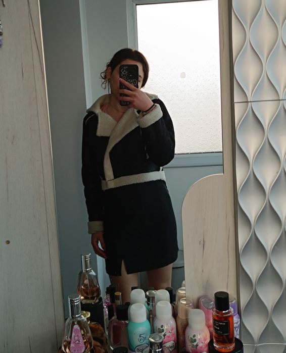 Черна дамска пола