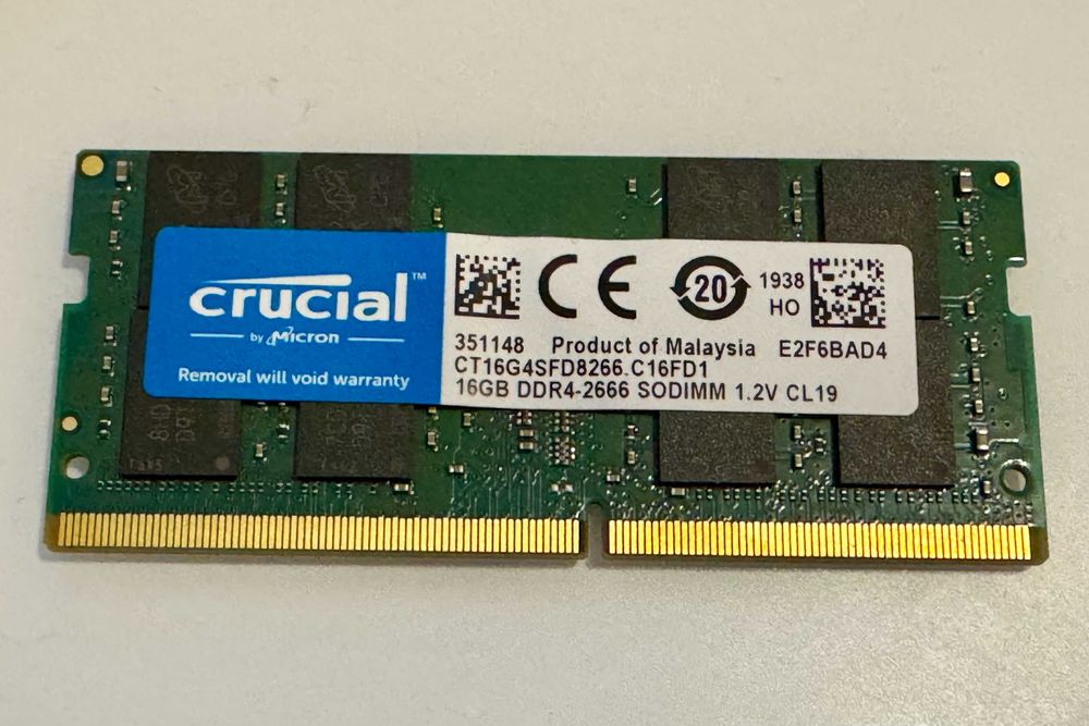 Памет за лаптоп Crucial 16GB DDR4-2666 SODIMM