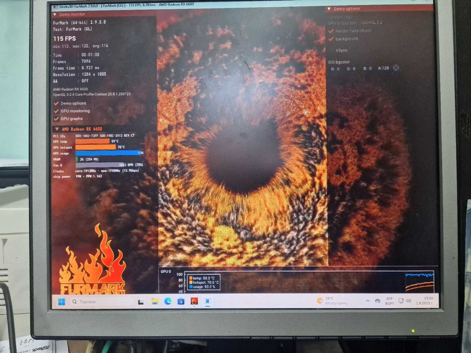 AMD Radeon XFX Swift 210 6600 8GB DDR6 Гаранция 3 месеца
