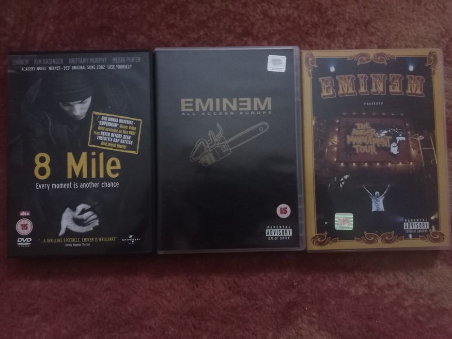Еминем DVD - 8 Mile, All Access Europe, Eminem Presents : The Anger Management Tour