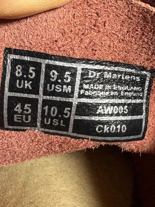 Ghete bocanci piele Dr. Martens 1460 marime 43 Air Wair noi