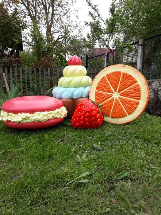 Декоратив обьёмли фигуралар йенгил мустахкам пластик материалдан