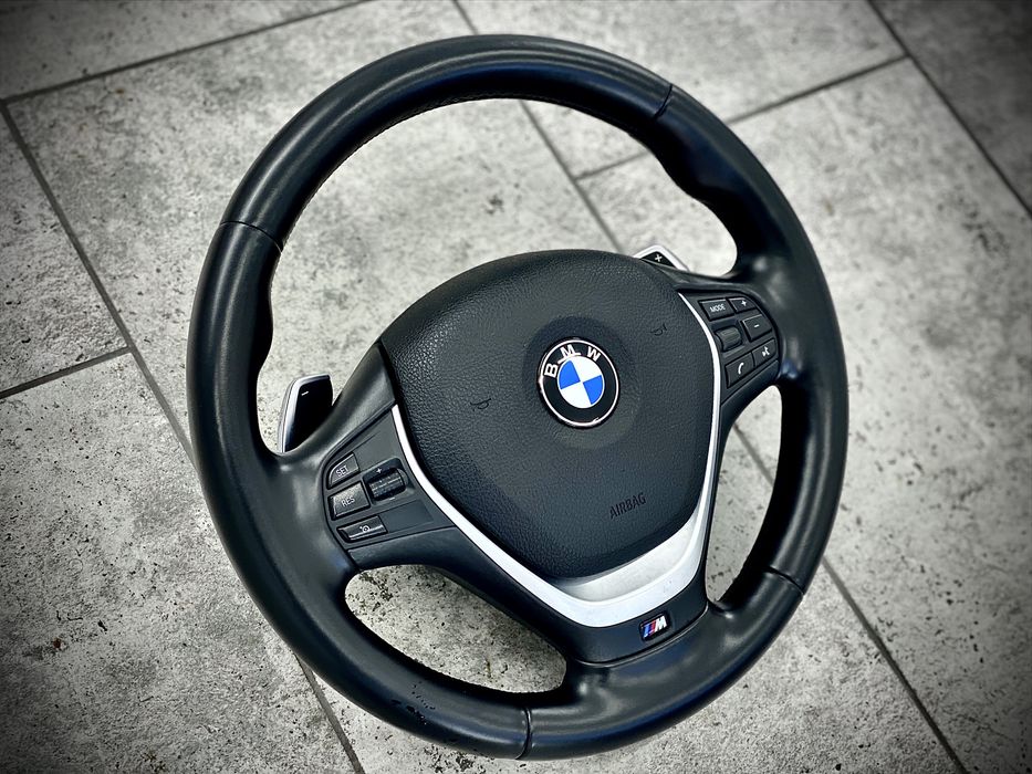 Volan BMW M-Paket cu padele seria 1 seria 3 f20 f21 f22 f23 f30