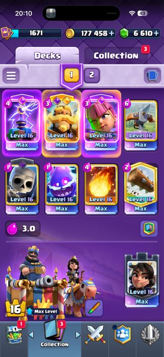 ТОП АККАУНТ Clash Royale арбалет 16 лвл