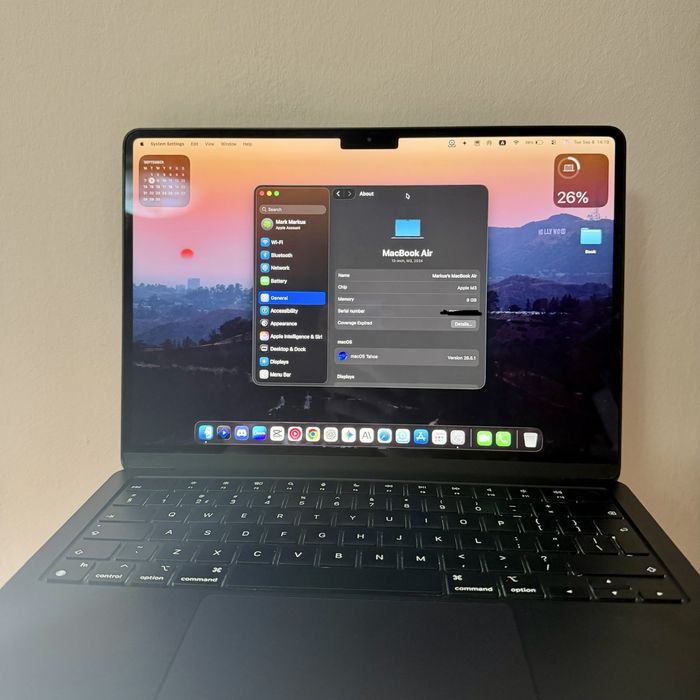 Apple MacBook Air 13" M3 (2024) Space Black / Midnight – 8GB / 256GB – Baterie 92%