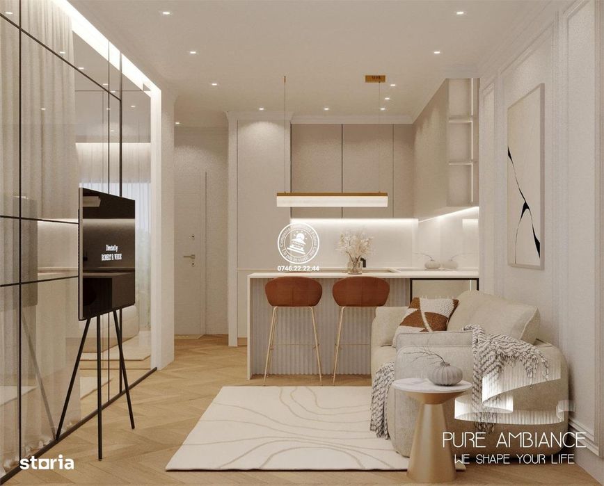 Apartament cu 2 camere Podu Ros bloc nou zona excelenta.