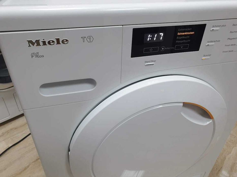 Сушилня Miele T1 - Термопомпа - Аларма - Подсветка -12м Гаранция Миеле