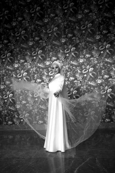 Свадебное платье на никах