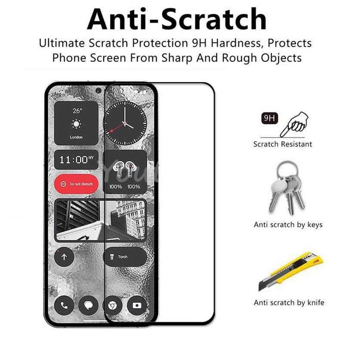 Закален удароустойчив стъклен протектор за NOTHING Phone 1 / 2 / 2a 5G