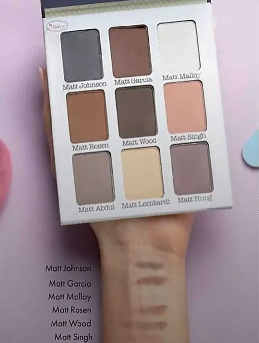 Палитра сенки за очи The Balm Meet Matt(e) Nude