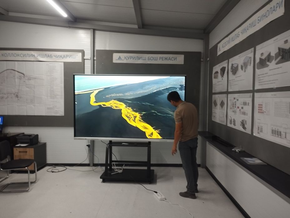 Интерактивная сенсорная доска,: 55" 65" 75" 86" 98" прямо из склада