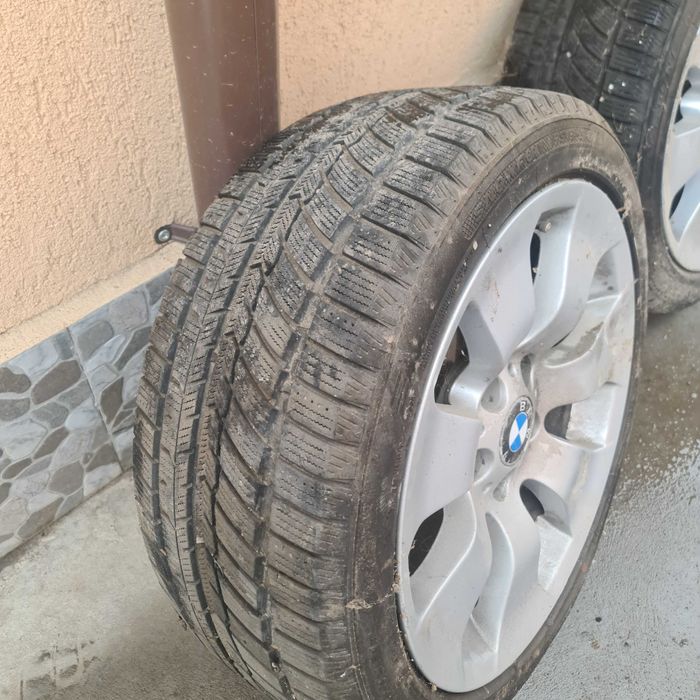Jante bmw r17 + cauciucuri iarna