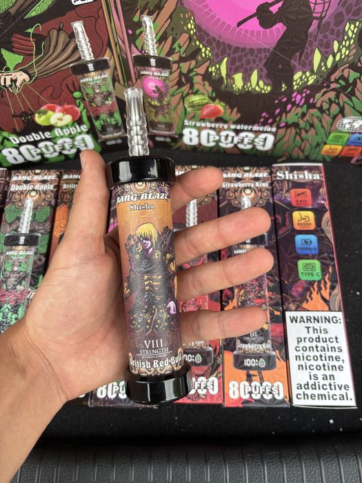 Vape narghilea Bang Blaze 80.000 puffs!!