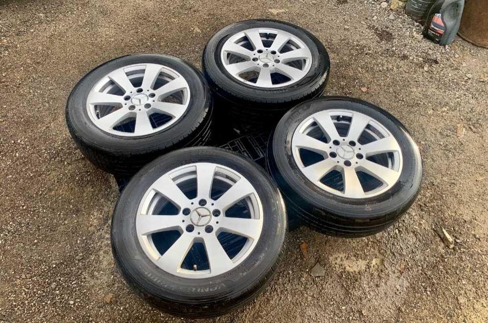 Алуминиеви джанти 16" 5x112 + ГУМИ 195/60/16 -Mercedes C-Class,A,B,CLA