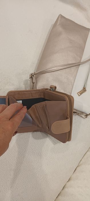 Комплект чанта и портфейл