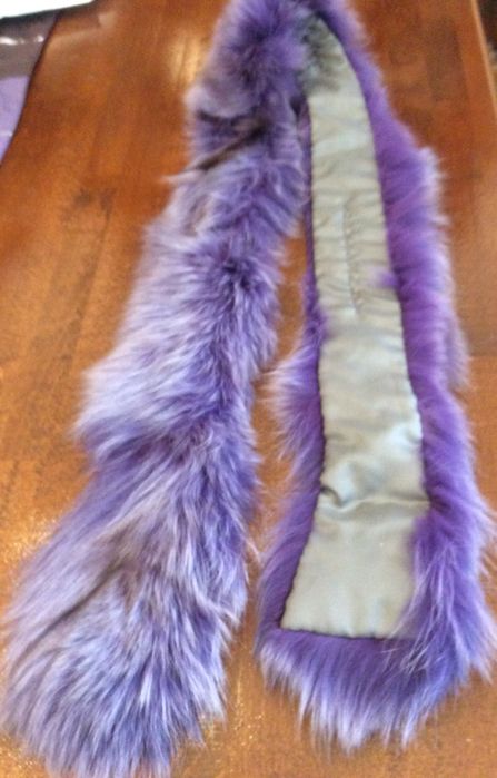 Guler de blaba naturala/vulpe