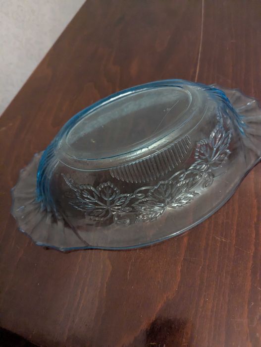 Set farfurii sticla groasa, Cristal, canute, pahare, farfurii dulceata