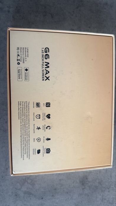 Smartwatch G6 Max display oled