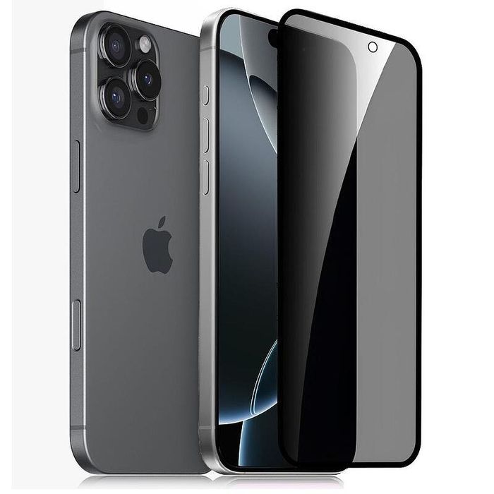 Privacy 5D Стъклен протектор за Дисплей за Apple iPhone 16 /16 Pro Max
