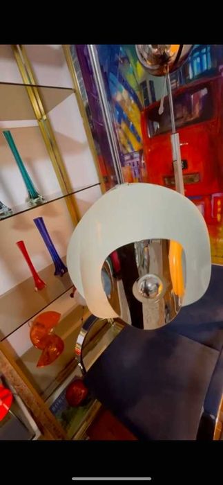 fabuloasa lampa de tavan space age, mid century, Italia