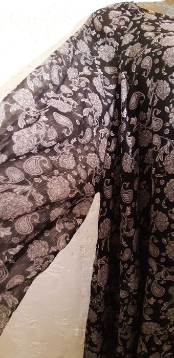 Rochie ocazii voal Georgette bicolora