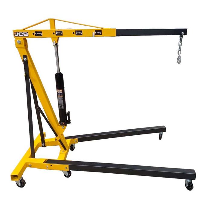 Хидравличен, сгъваем кран за двигатели тип жираф 2 тона JCB