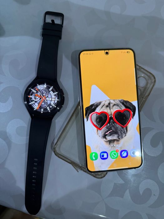 Samsung S23 и часы galaxy watch4 classic