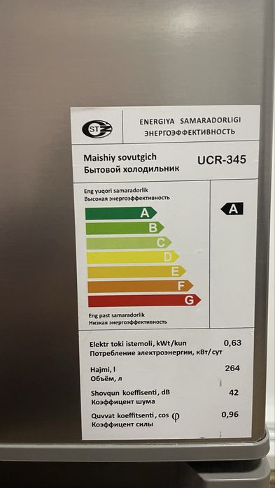 Продаю почти новый холодильник