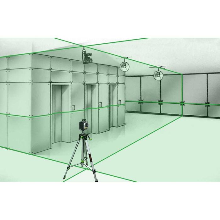 Зелен линеен лазер Laserliner CompactPlane-Laser 3G Pro, 036.295A