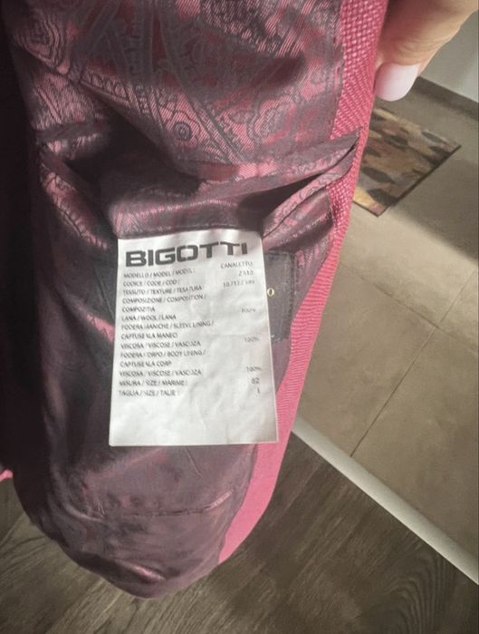 Sacou barbati  Bigotti-lana