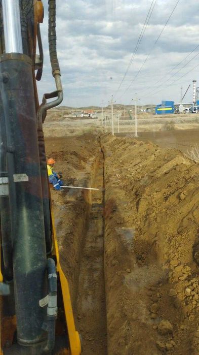 Услуги экскаватора, гидромолот, ямобура