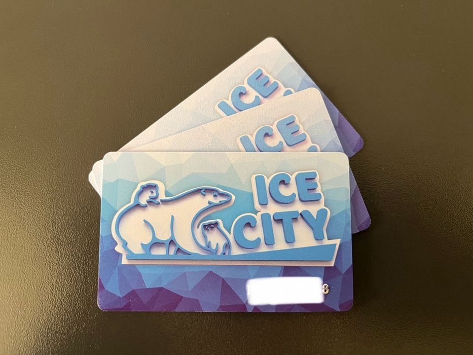 Проход в парк «ice city»