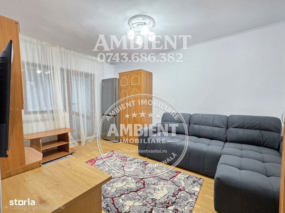 Apartament cu 1 cameră, etaj 1, mobilat și utilat, VASLUI - zona FILAT