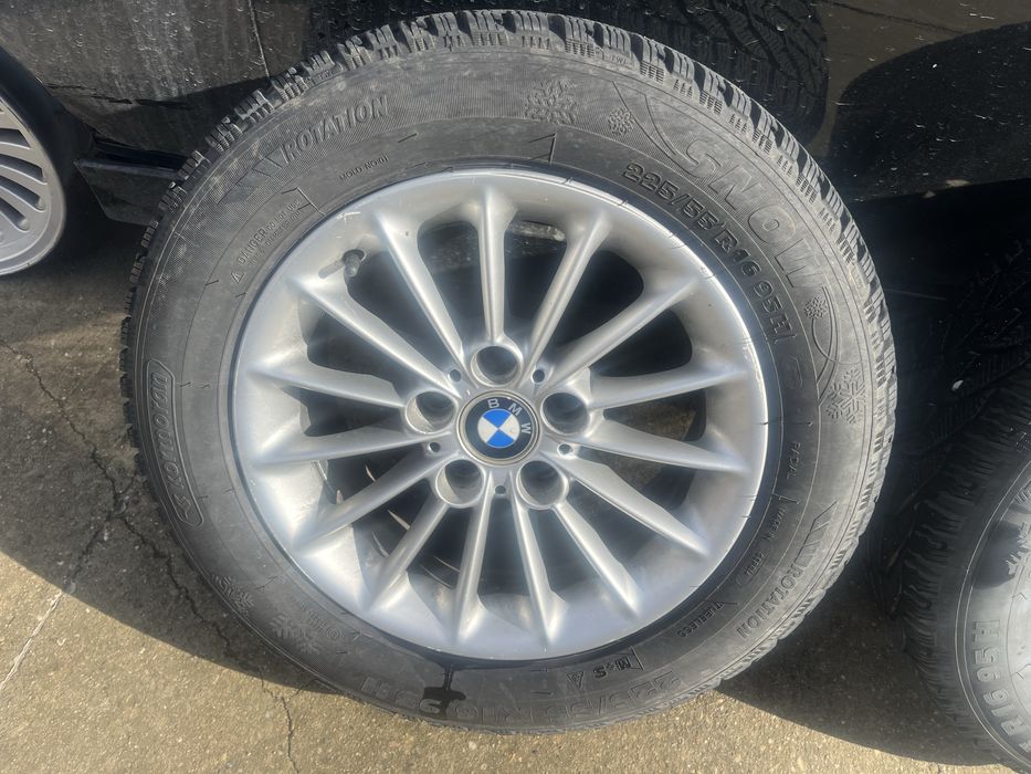 Лети джанти 16-ки с почти нови зимни гуми за БМВ Е39 Е46