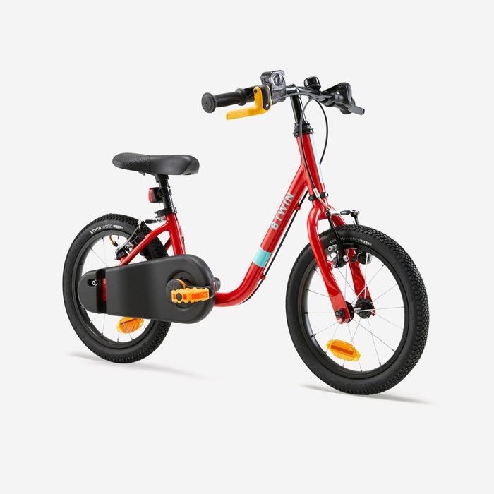 Bicicletă 2 în 1 Discover 500 14" roșu copii - (SecondHand) Decathlon