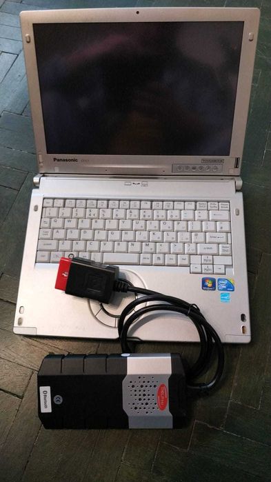 Pret redus ! Diagnoza auto multimarca pentru Itp/Service clasa 2+3 + Laptop militar Panasonic antisoc, limba romana, totul instalat turisme/camioane