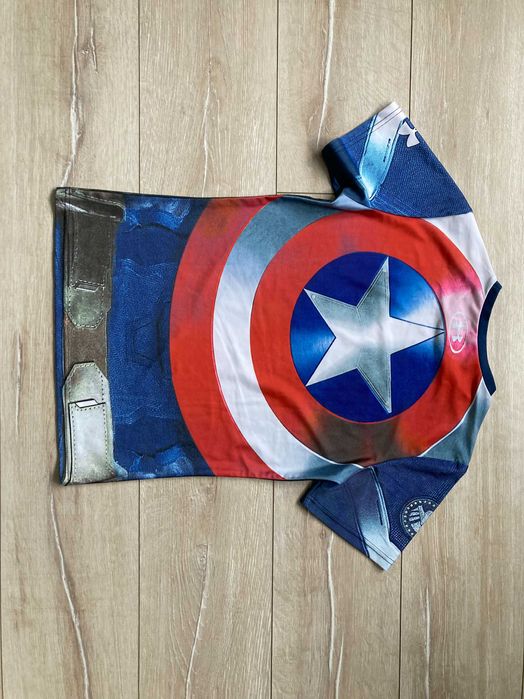 Under Armour Marvel Captain America compression Heatgear тениска М